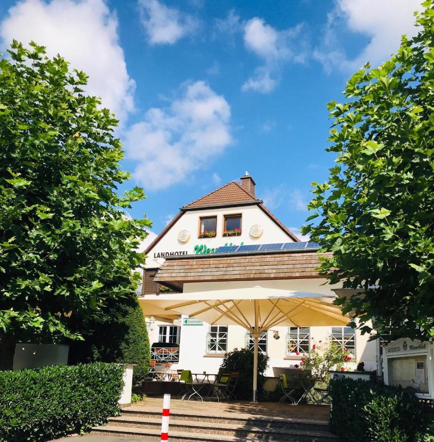 Landhotel Weserblick Beverungen Exterior foto